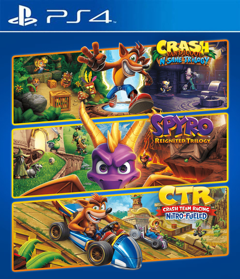 Crash + Spyro Triple Play Bundle-